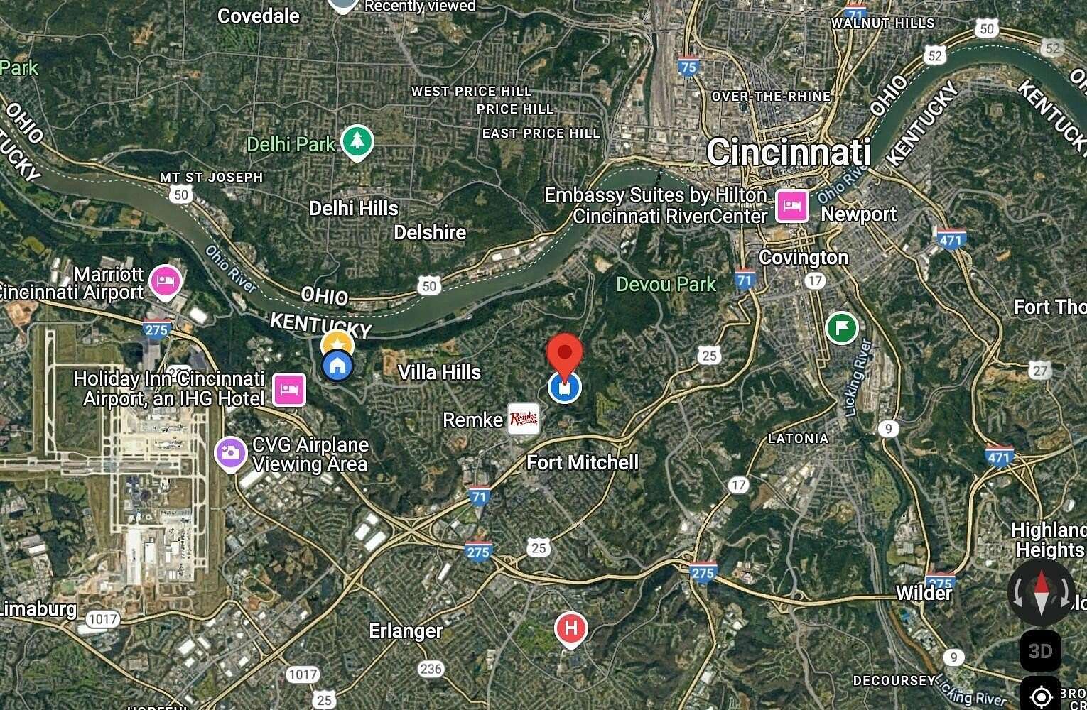 10.5 Acres of Land for Sale in Crescent Springs, Kentucky
