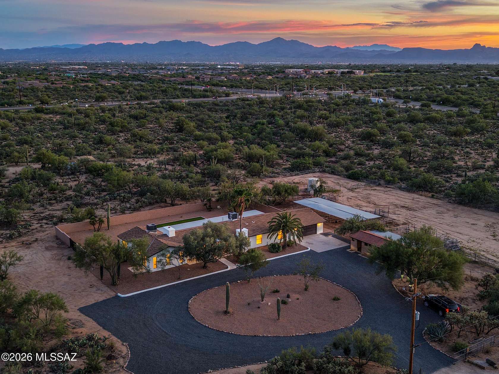 4.34 Acres of Land with Home for Sale in Tucson, Arizona