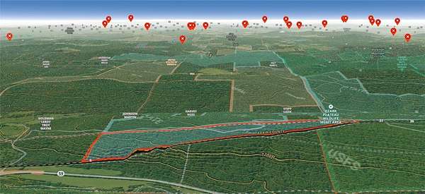 56.1 Acres of Recreational Land for Sale in Stilwell, Oklahoma