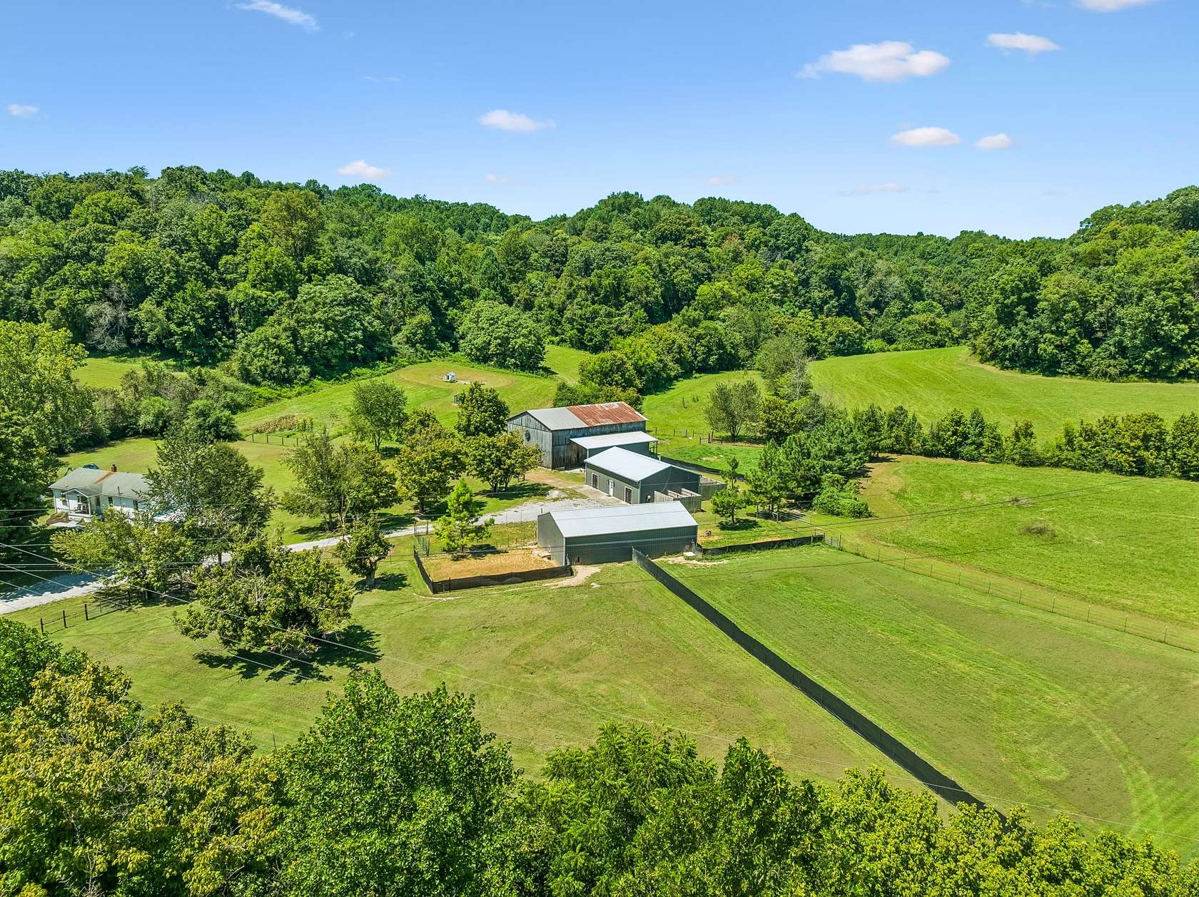 45.7 Acres of Agricultural Land with Home for Sale in Columbia, Tennessee