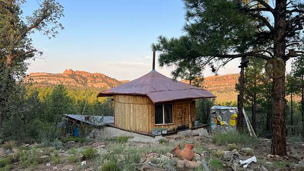 10.1 Acres of Recreational Land with Home for Sale in Ramah, New Mexico