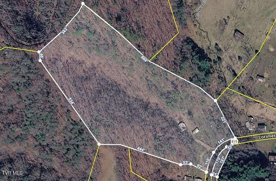 9.57 Acres of Land with Home for Sale in Abingdon, Virginia