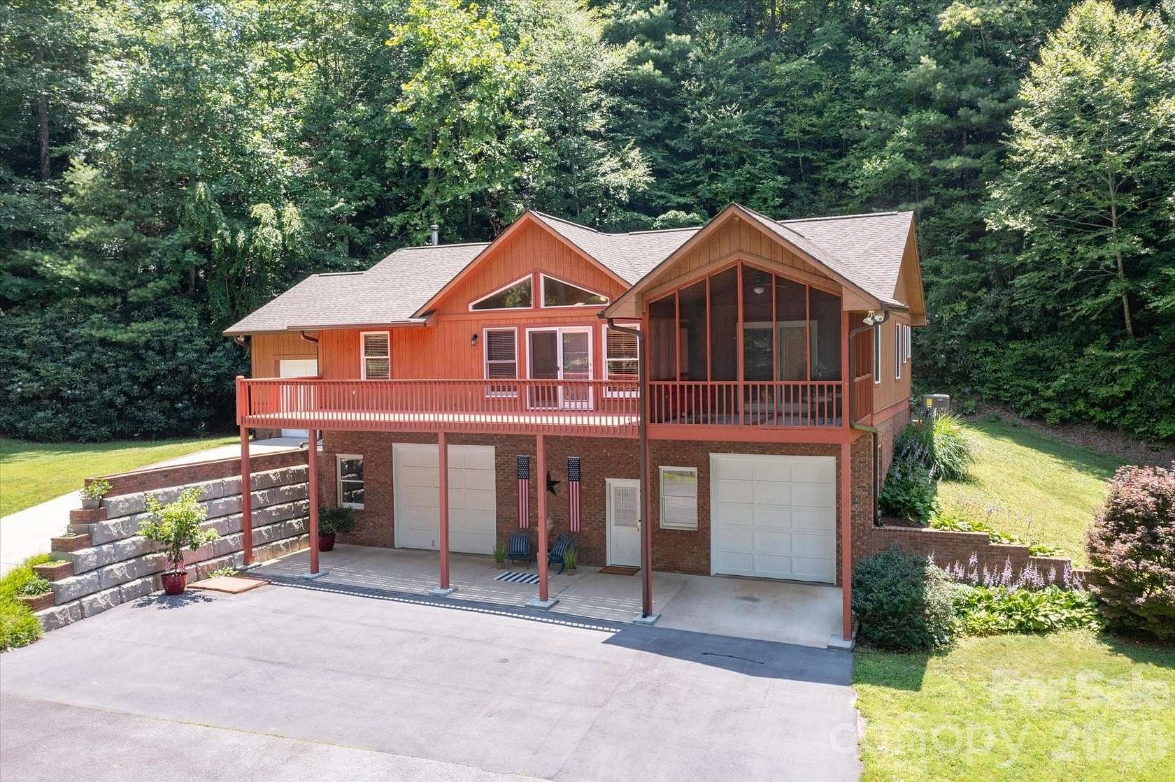 3.17 Acres of Land with Home for Sale in Hendersonville, North Carolina