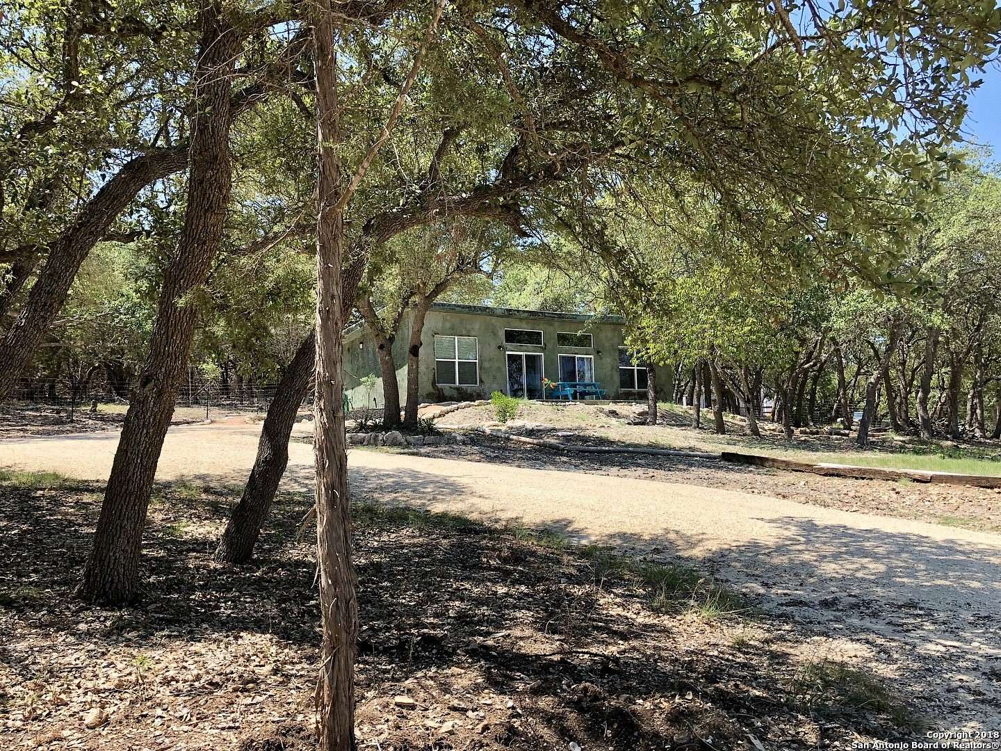 5.58 Acres of Land with Home for Lease in Blanco, Texas