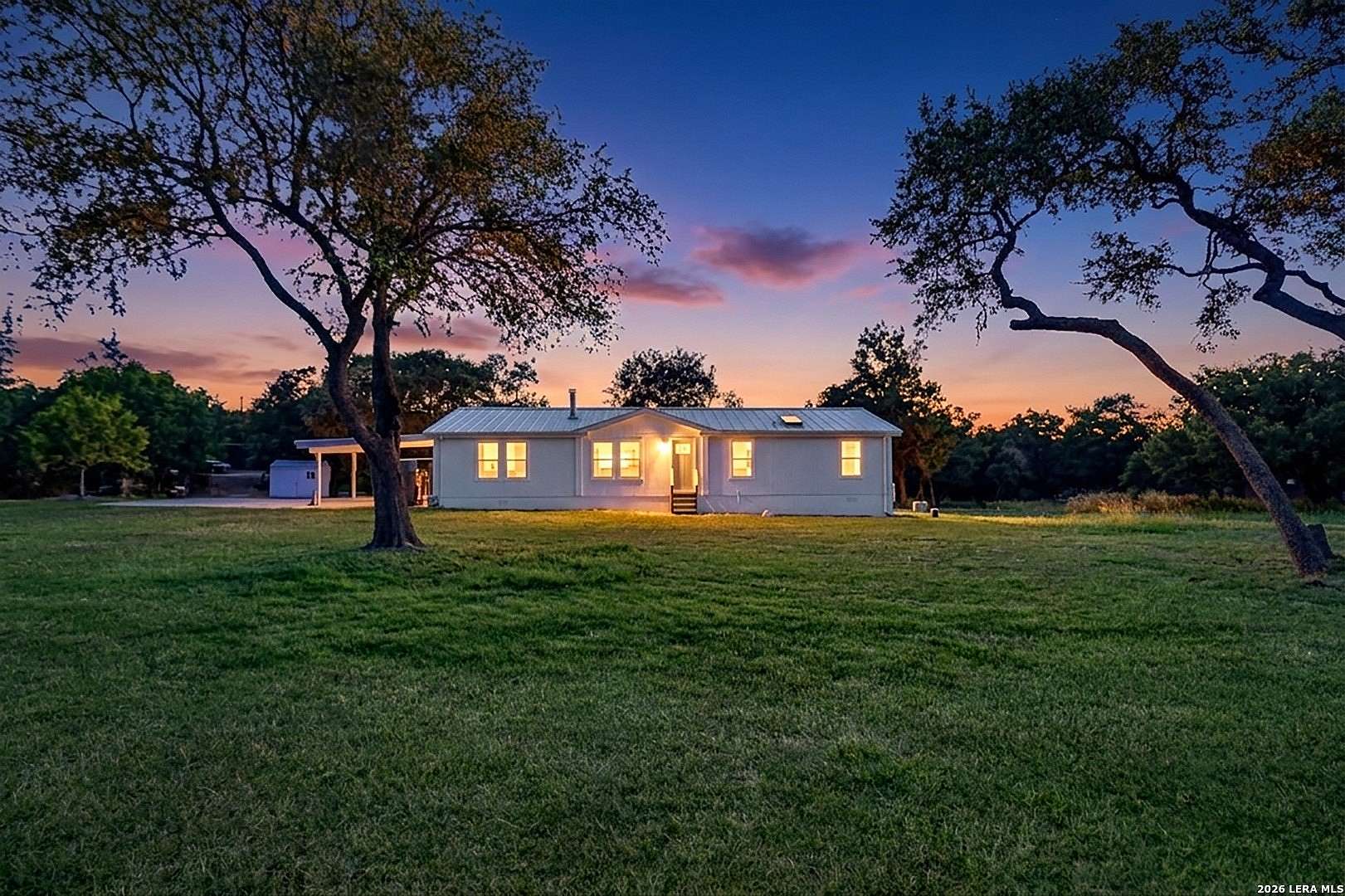3.27 Acres of Land with Home for Sale in New Braunfels, Texas