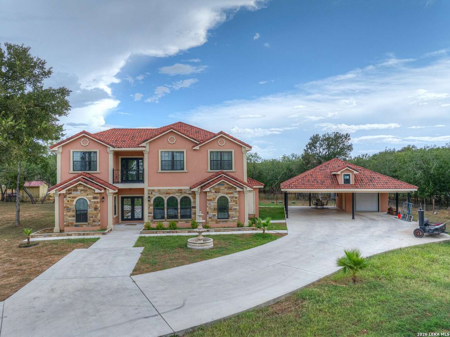 10.7 Acres of Land with Home for Sale in Seguin, Texas