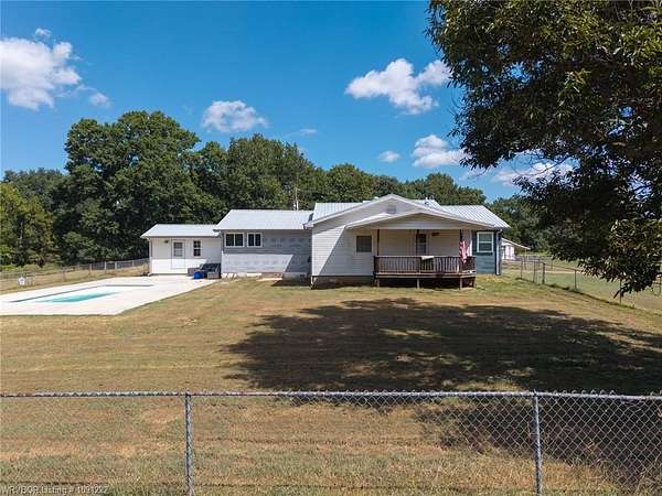 20 Acres of Land with Home for Sale in Muldrow, Oklahoma