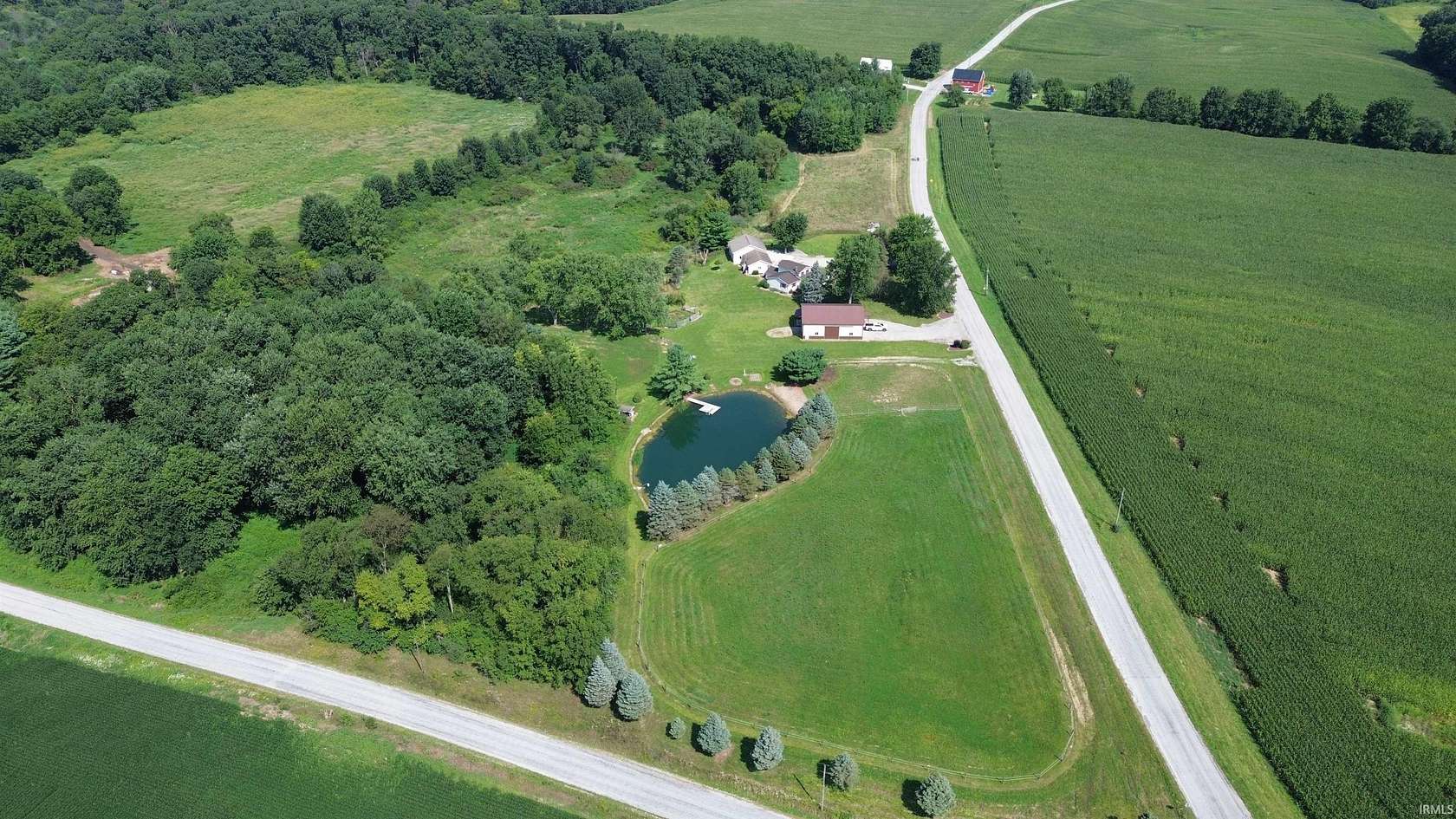 17.4 Acres of Land with Home for Sale in Avilla, Indiana