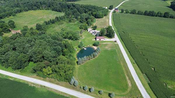 17.4 Acres of Land with Home for Sale in Avilla, Indiana
