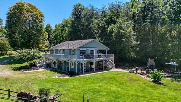 3.23 Acres of Land with Home for Sale in Hayesville, North Carolina