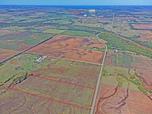 19.6 Acres of Land for Sale in Cheney, Kansas
