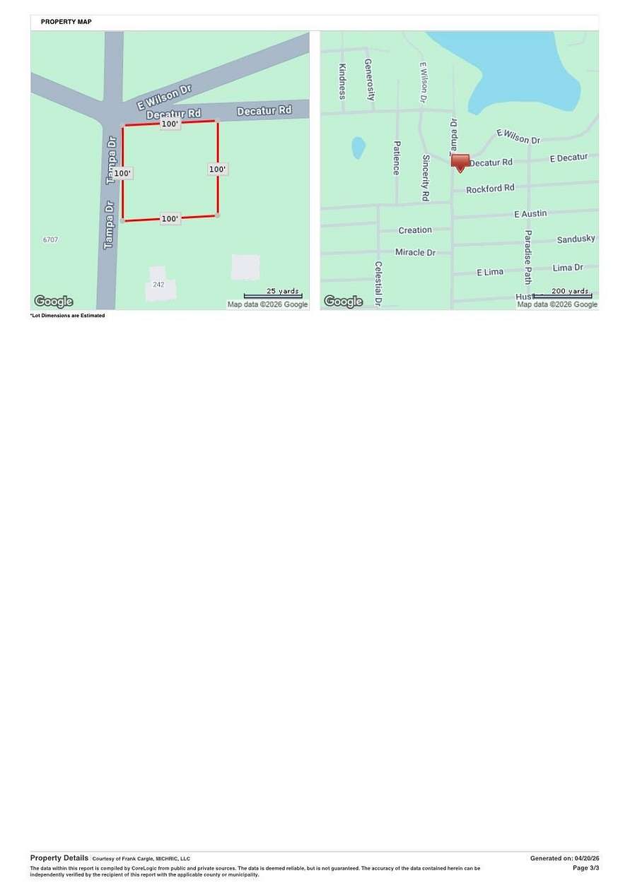 0.23 Acres of Residential Land for Sale in Idlewild, Michigan