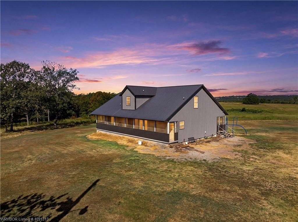 92 Acres of Land with Home for Sale in Sallisaw, Oklahoma