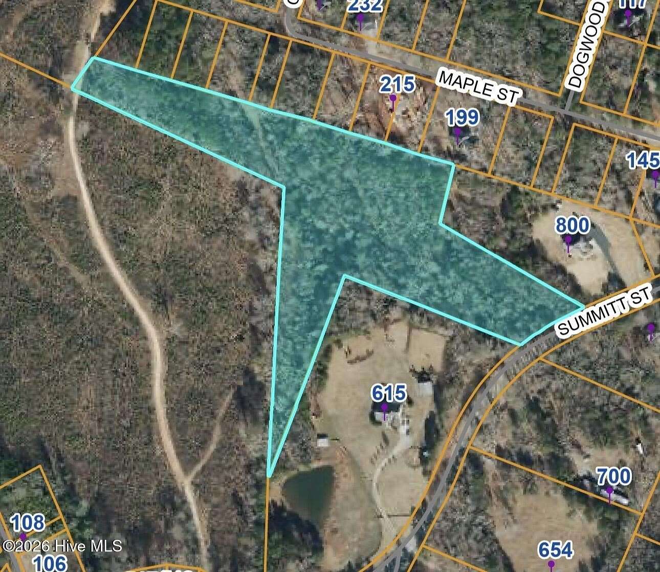 8.53 Acres of Residential Land for Sale in Carthage, North Carolina