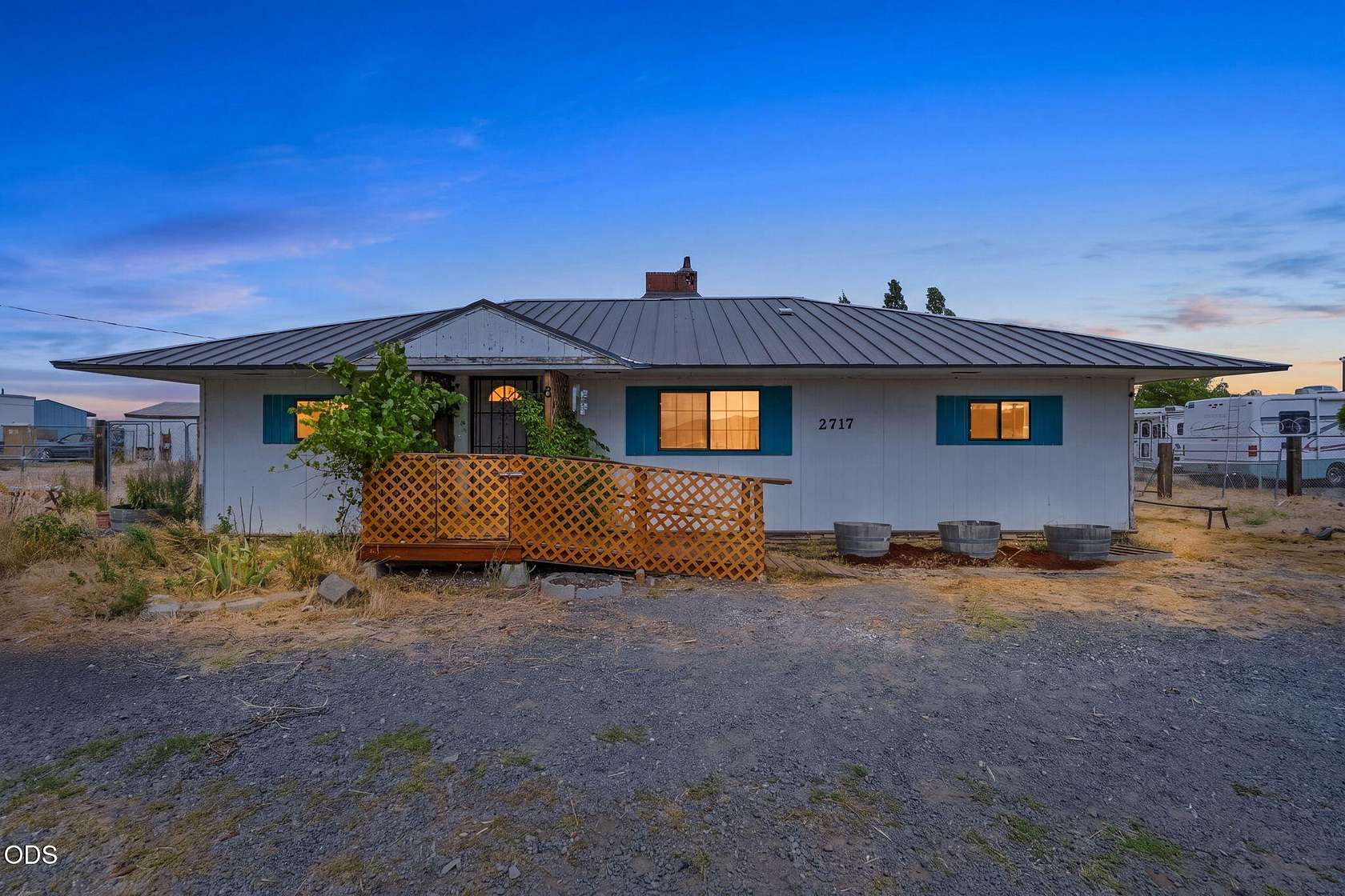 4.9 Acres of Land with Home for Sale in Klamath Falls, Oregon