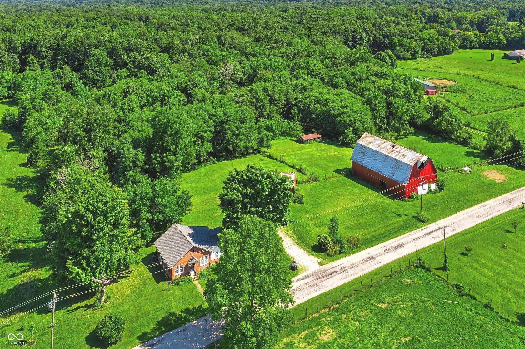 10 Acres of Land with Home for Sale in Martinsville, Indiana