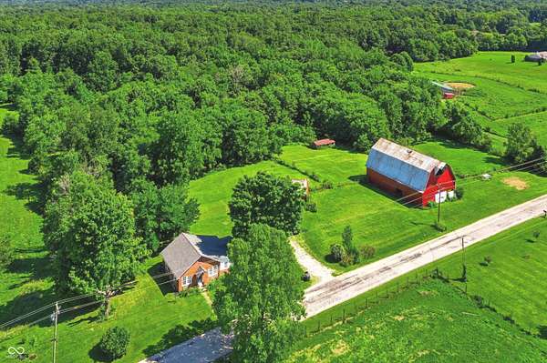 10 Acres of Land with Home for Sale in Martinsville, Indiana