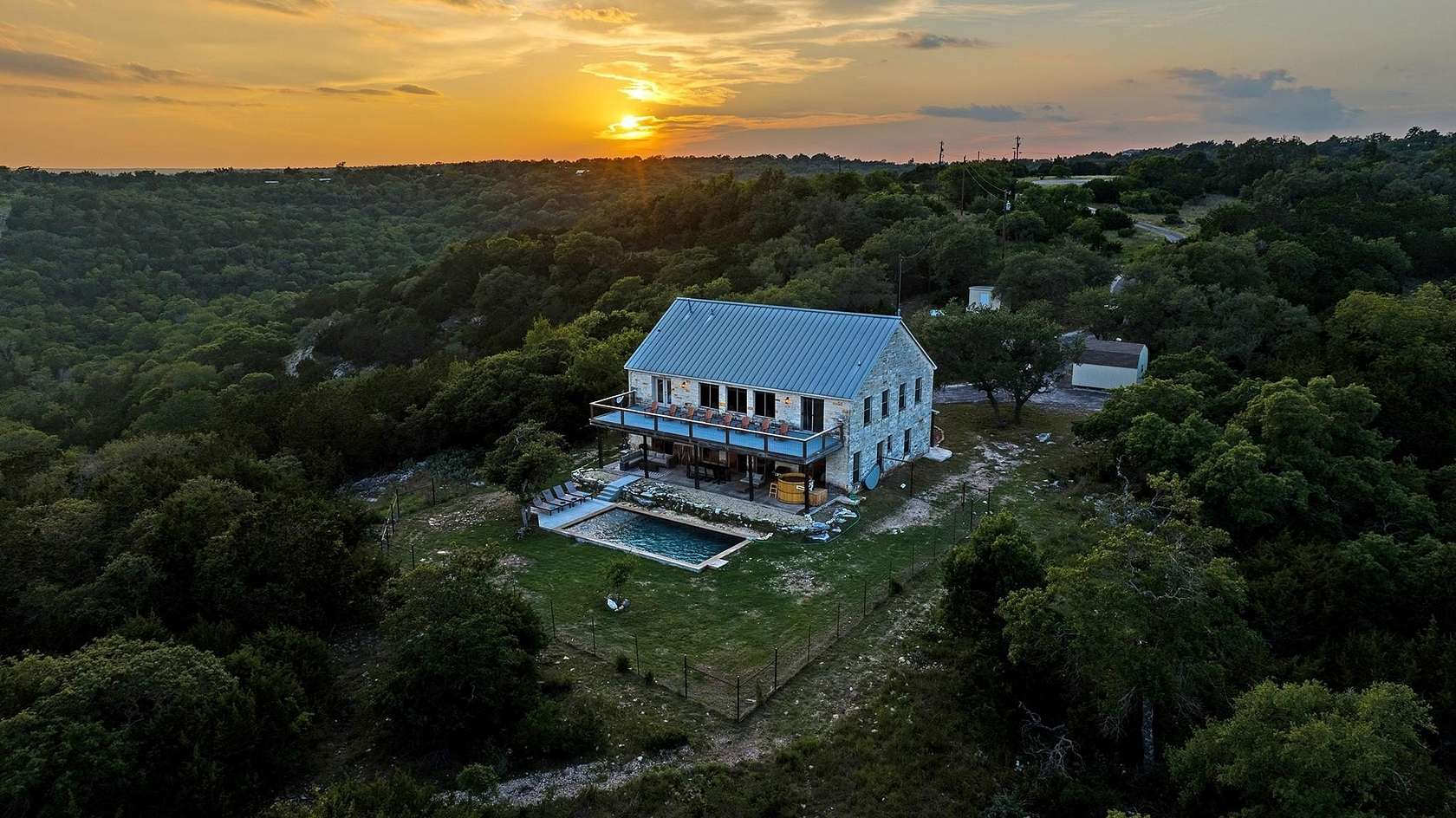 10.3 Acres of Land with Home for Sale in Fredericksburg, Texas