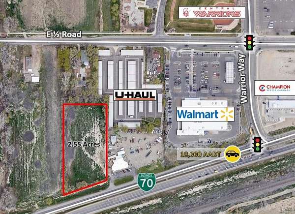 2.55 Acres of Commercial Land for Sale in Grand Junction, Colorado