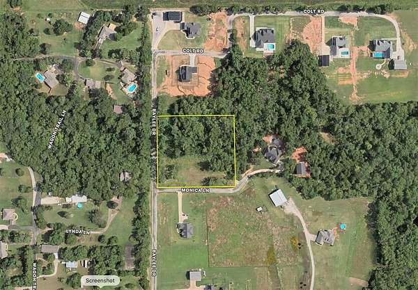 5 Acres of Residential Land for Sale in Goldsby, Oklahoma