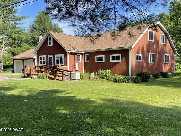 11.5 Acres of Recreational Land with Home for Sale in Lakewood, Pennsylvania