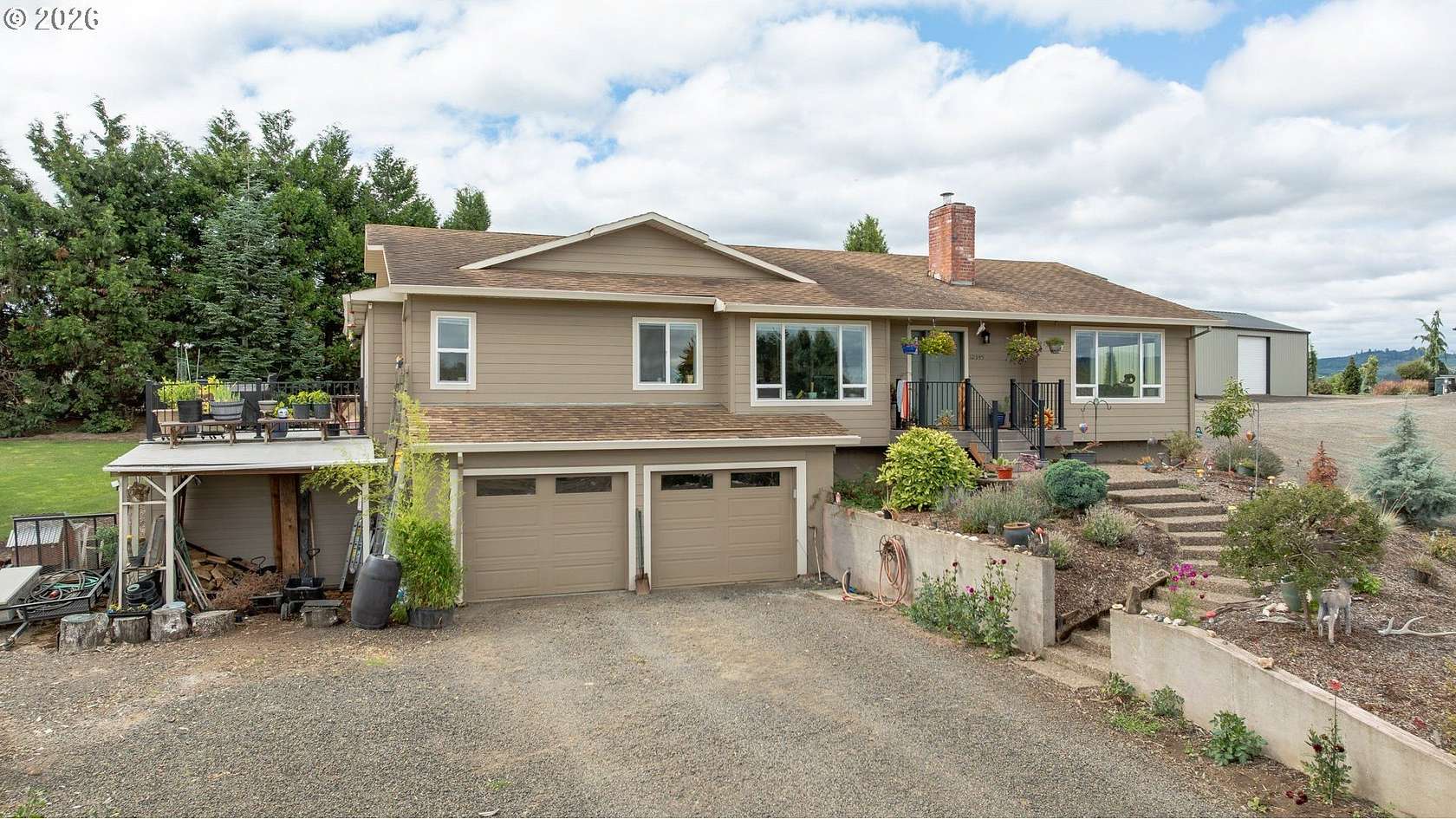 10.2 Acres of Land with Home for Sale in Gaston, Oregon
