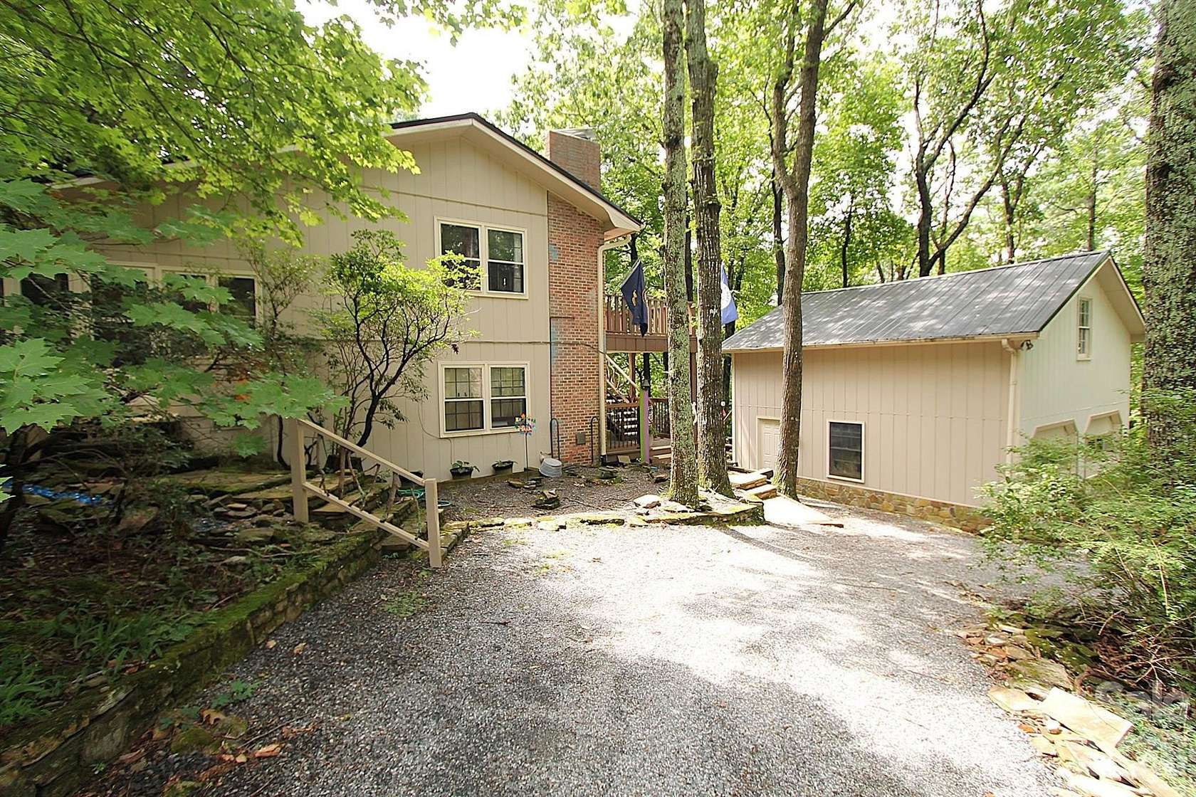 3.8 Acres of Land with Home for Sale in Hendersonville, North Carolina