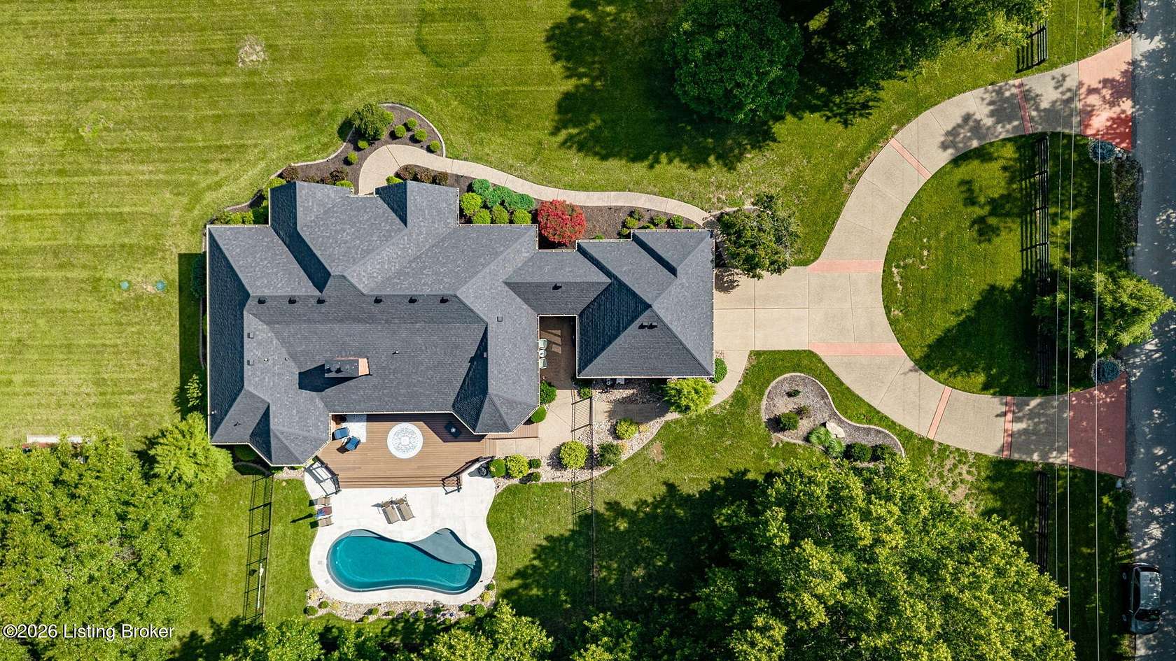 1.75 Acres of Land with Home for Sale in Simpsonville, Kentucky
