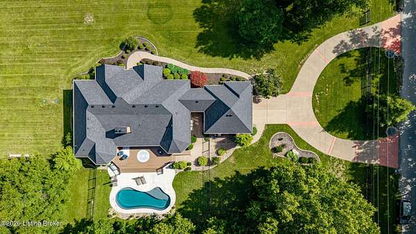 1.75 Acres of Land with Home for Sale in Simpsonville, Kentucky