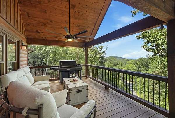 1.5 Acres of Land with Home for Sale in Mineral Bluff, Georgia
