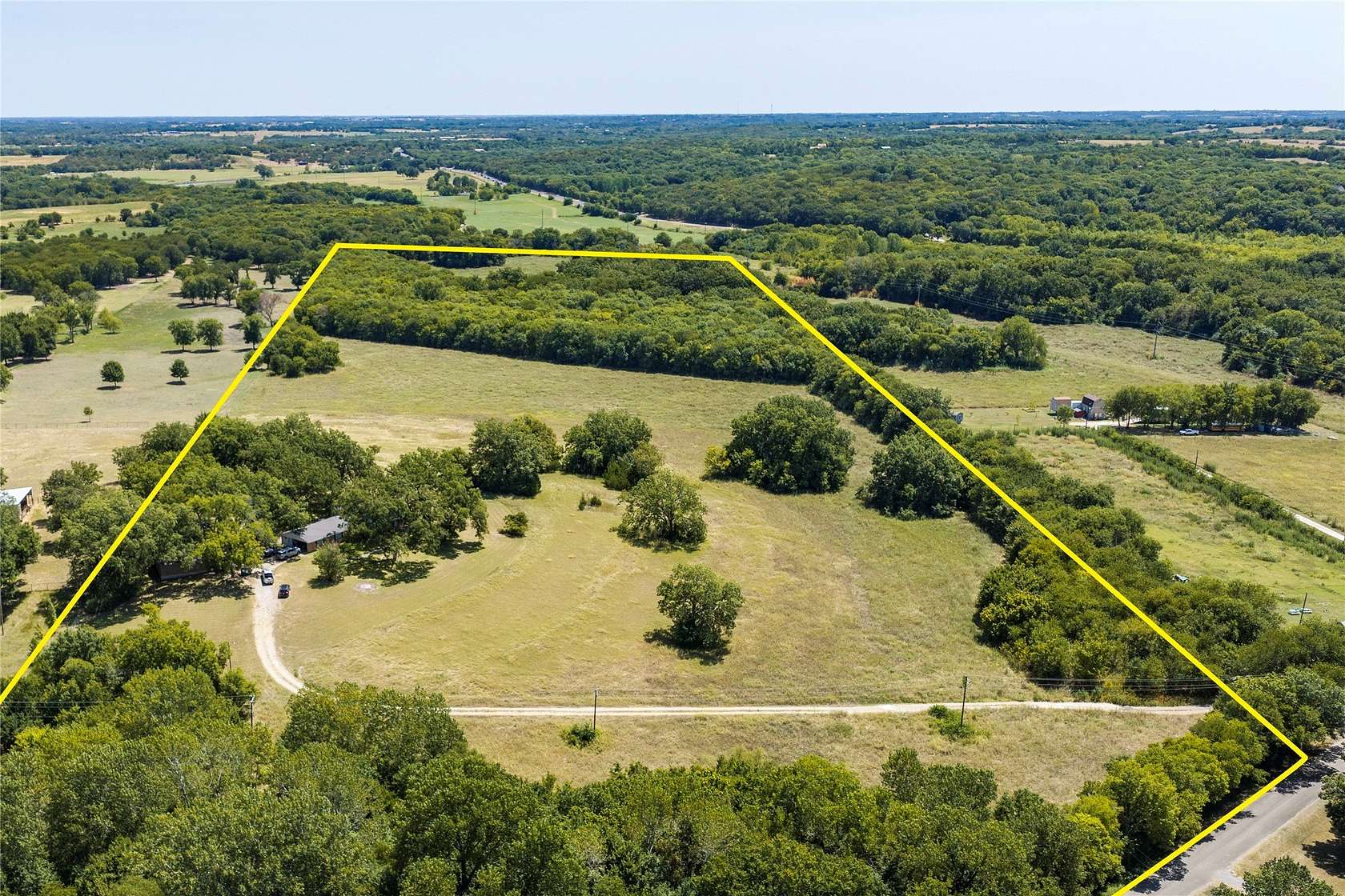 48 Acres of Land with Home for Sale in Sherman, Texas