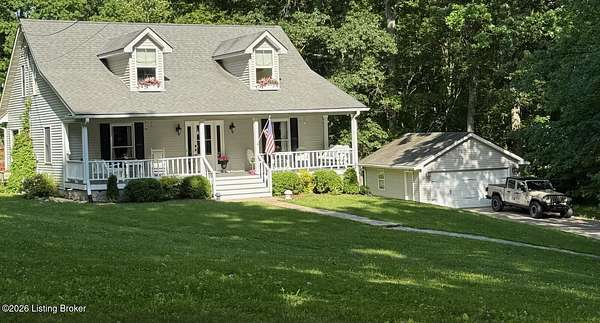 5 Acres of Land with Home for Sale in Taylorsville, Kentucky