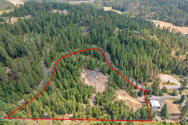 8.69 Acres of Land with Home for Sale in Coeur d'Alene, Idaho