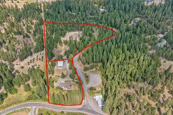 8.69 Acres of Land with Home for Sale in Coeur d'Alene, Idaho