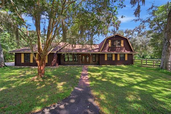 4.6 Acres of Land with Home for Sale in Brooksville, Florida