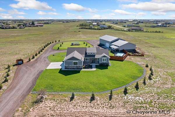 5 Acres of Land with Home for Sale in Cheyenne, Wyoming