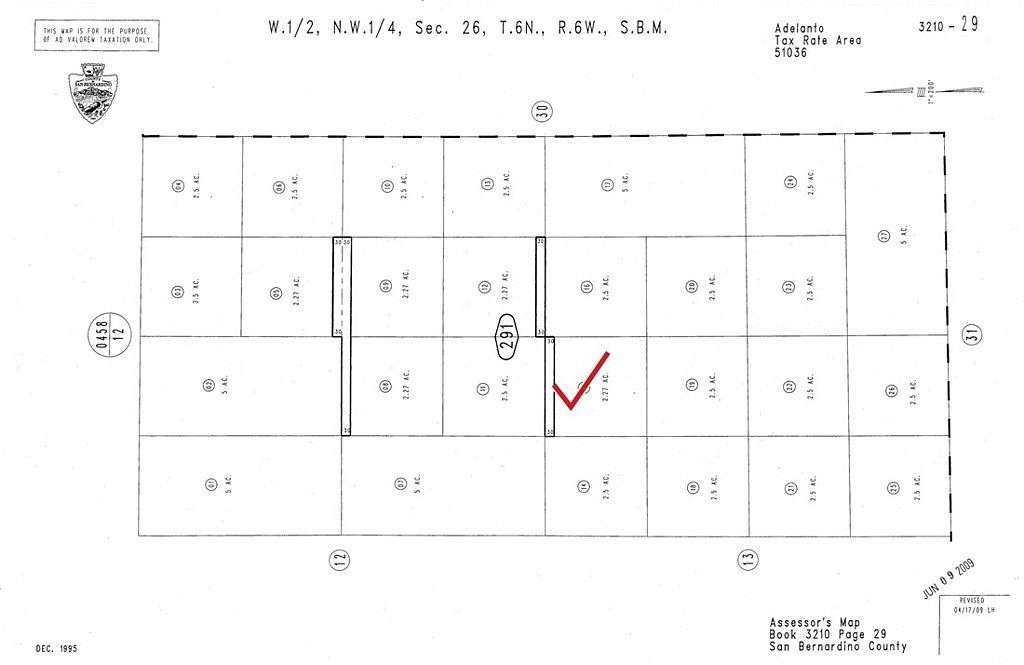 2.27 Acres of Land for Sale in Adelanto, California