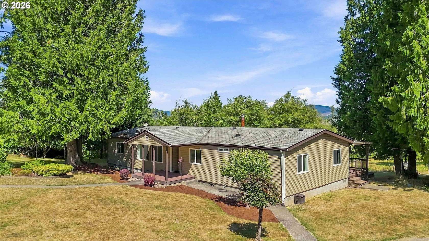 5 Acres of Land with Home for Sale in Kelso, Washington