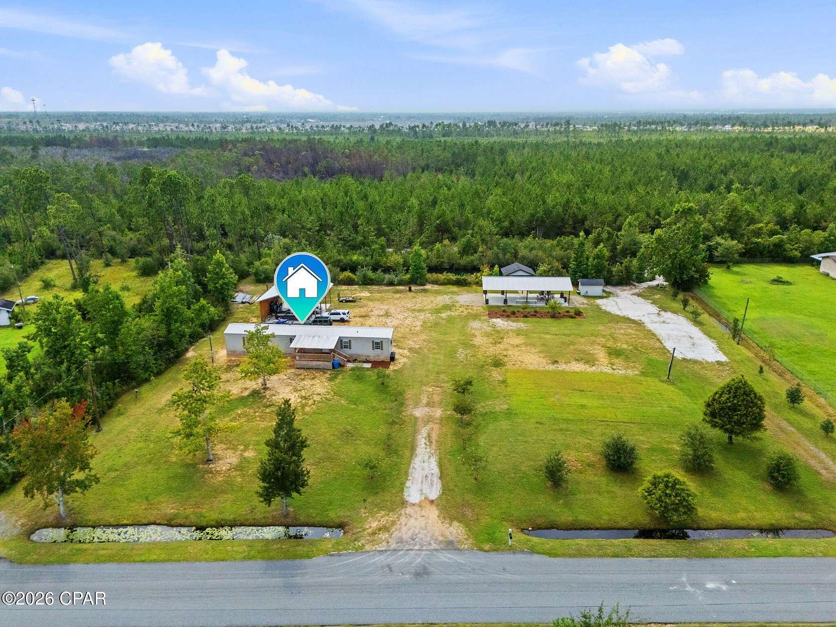 2 Acres of Land with Home for Sale in Panama City, Florida