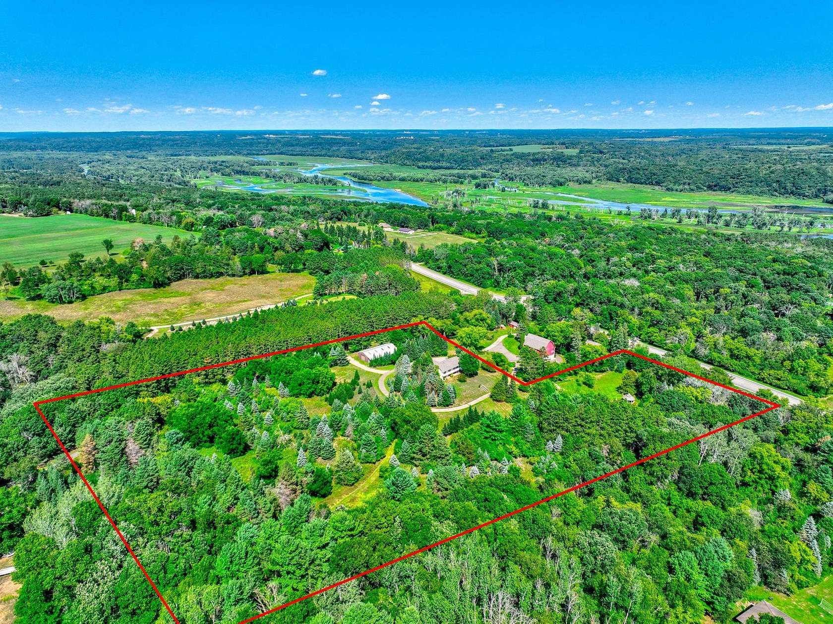 12 Acres of Land with Home for Sale in Stillwater, Minnesota