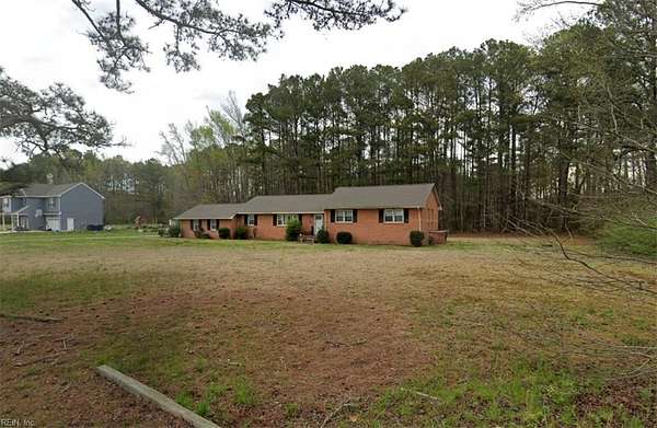 5 Acres of Land with Home for Sale in Suffolk, Virginia