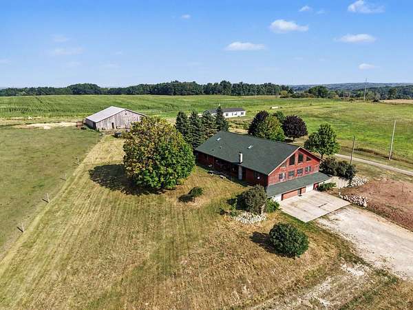 7.15 Acres of Land with Home for Sale in Fremont, Michigan