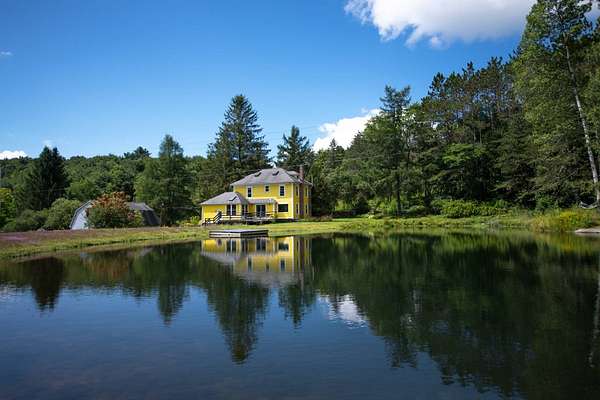 16 Acres of Recreational Land with Home for Sale in Stamford, New York