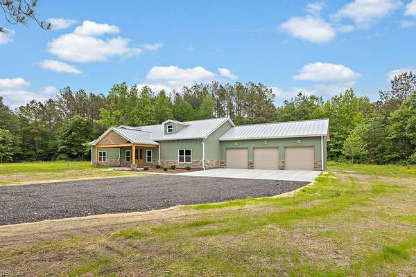 32.6 Acres of Recreational Land with Home for Sale in Waverly, Virginia