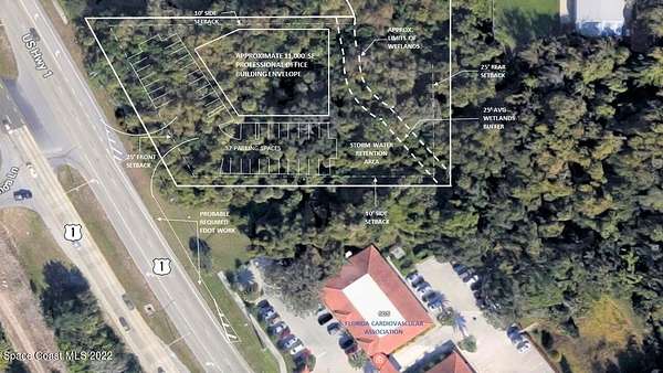 3.76 Acres of Commercial Land for Sale in Titusville, Florida