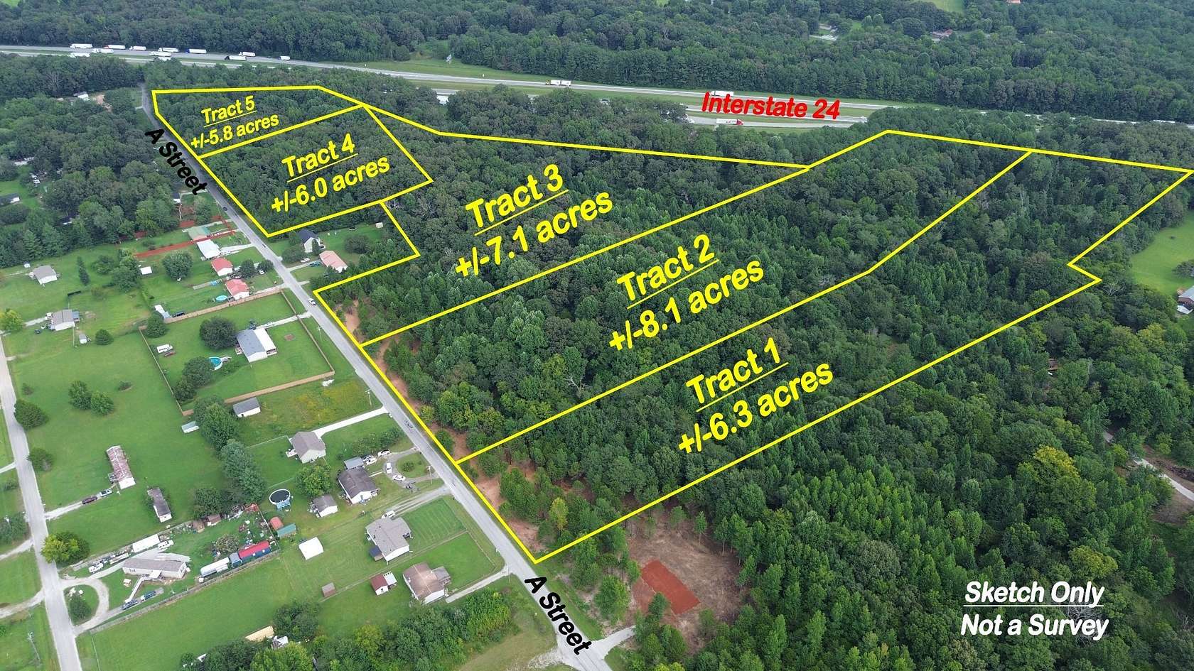 6 Acres of Land for Auction in Hillsboro, Tennessee