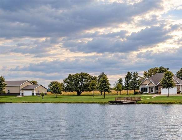 16 Acres of Recreational Land with Home for Sale in Wellsville, Kansas