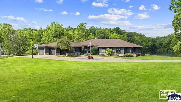 25.5 Acres of Land with Home for Sale in Terre Haute, Indiana