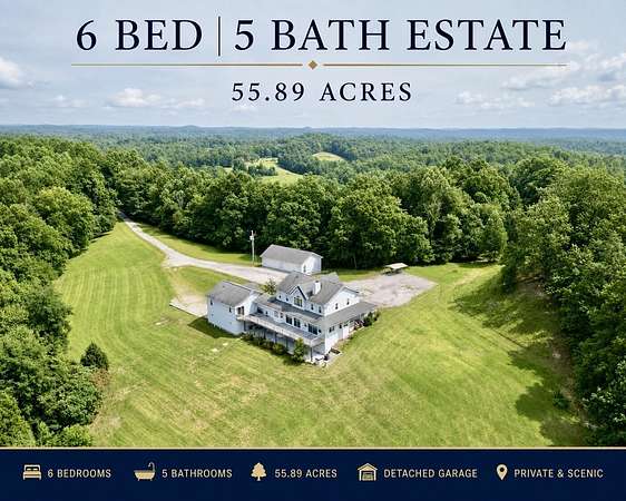 55.9 Acres of Improved Land for Sale in Tyner, Kentucky