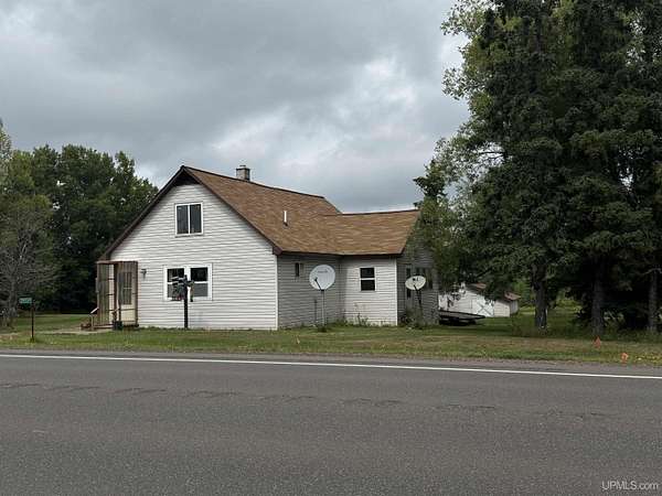 1.6 Acres of Land with Home for Sale in Bergland, Michigan